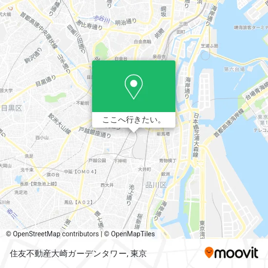 住友不動産大崎ガーデンタワー地図