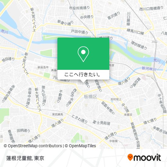 蓮根児童館地図