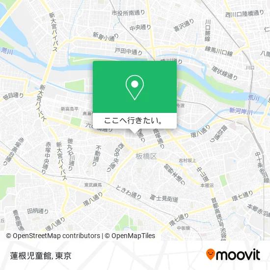 蓮根児童館地図