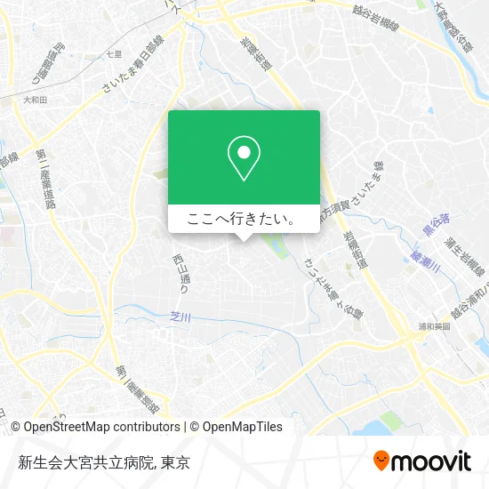 新生会大宮共立病院地図