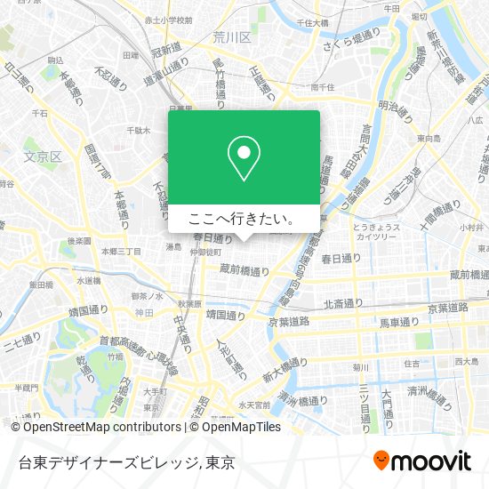 台東デザイナーズビレッジ地図