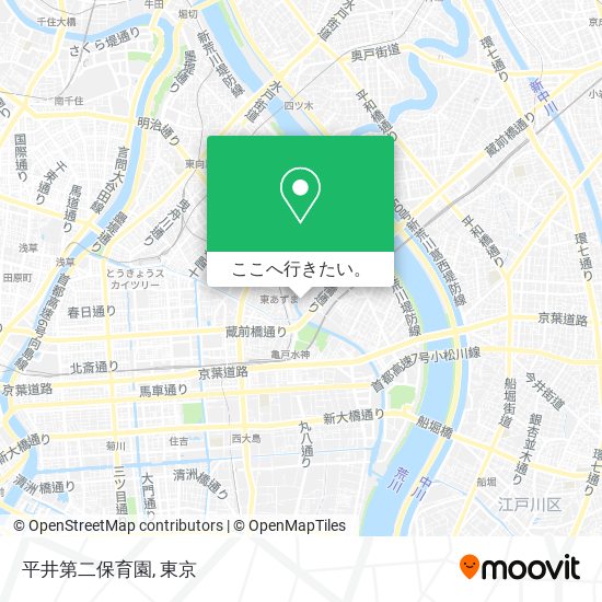平井第二保育園地図