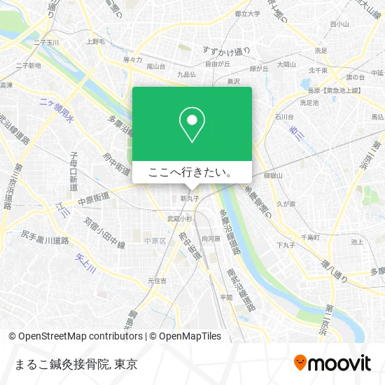 まるこ鍼灸接骨院地図