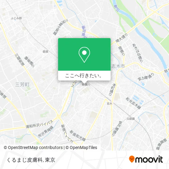 くるまじ皮膚科地図