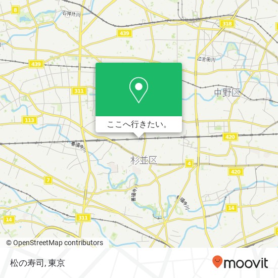 松の寿司地図
