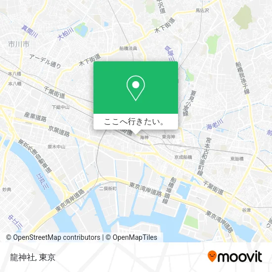 龍神社地図