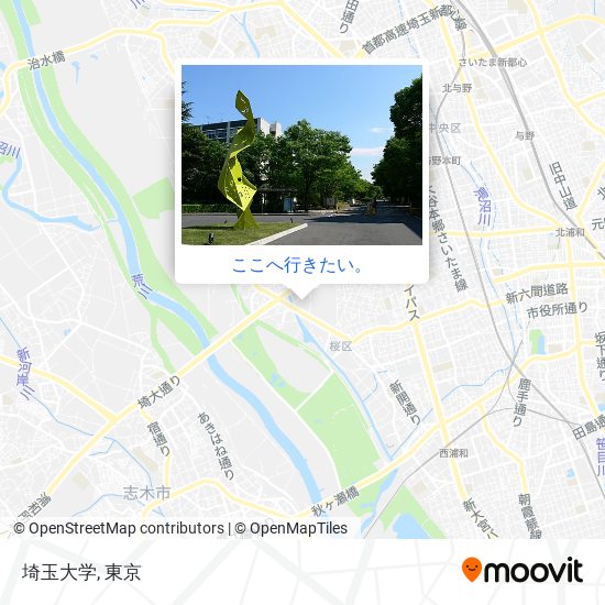 埼玉大学地図