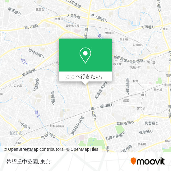 希望丘中公園地図