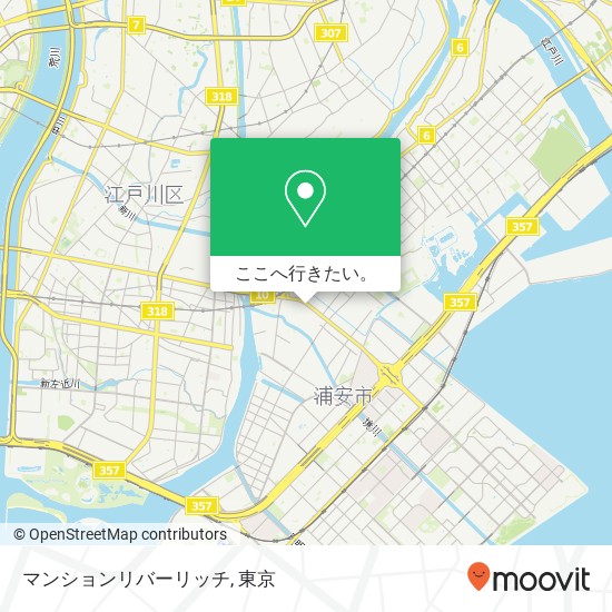 マンションリバーリッチ地図