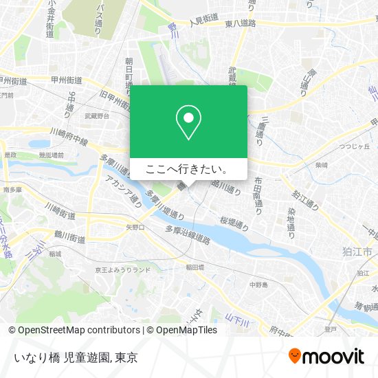 いなり橋 児童遊園地図