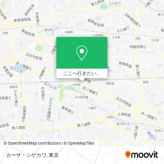 カーサ・シゲカワ地図