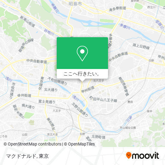 マクドナルド地図