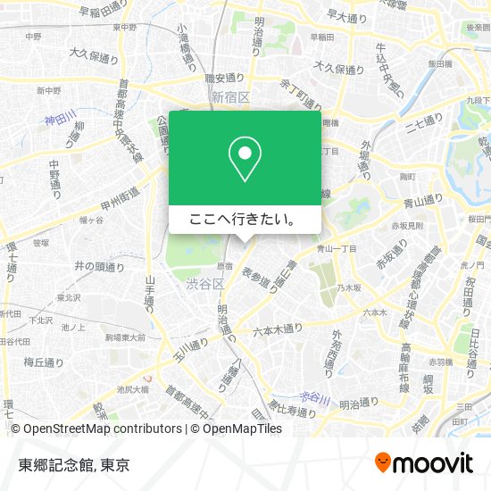 東郷記念館地図