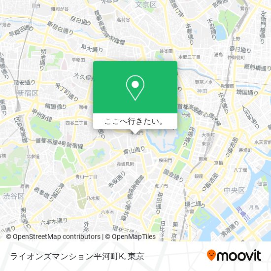 ライオンズマンション平河町K地図