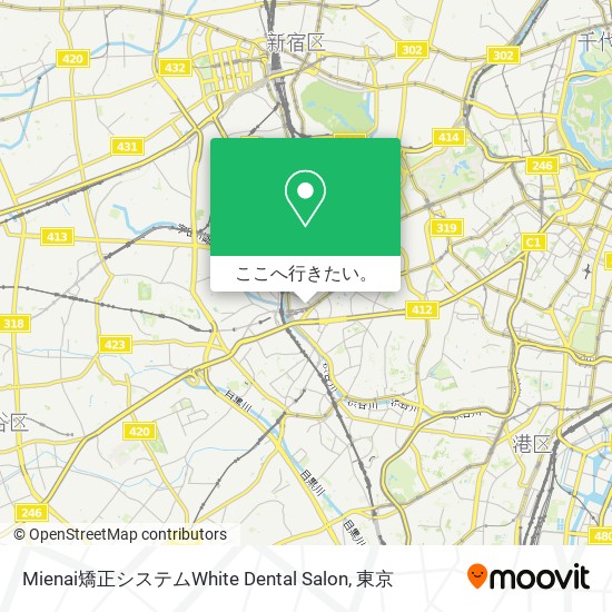 Mienai矯正システムWhite Dental Salon地図