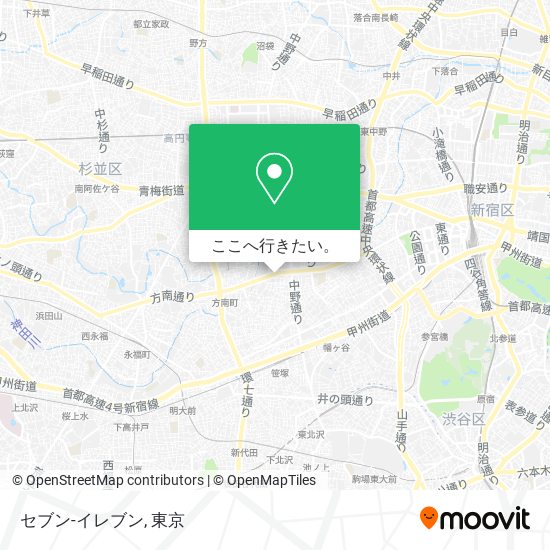 セブン-イレブン地図