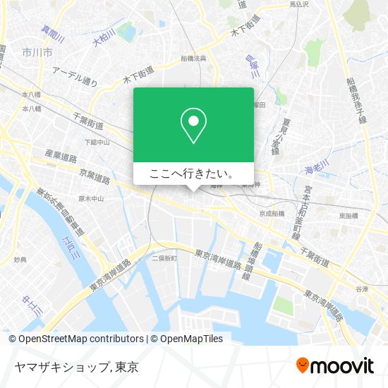 ヤマザキショップ地図