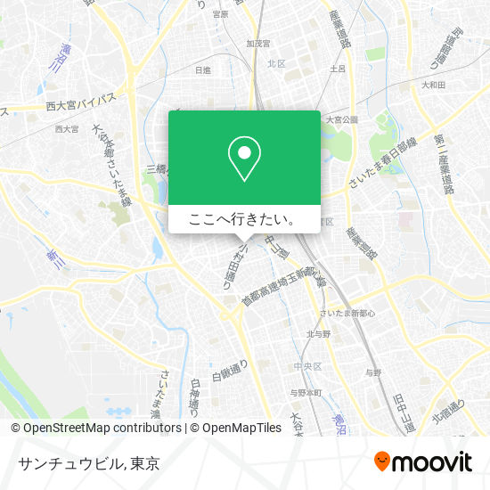 サンチュウビル地図