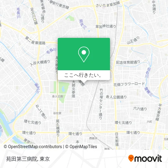 苑田第三病院地図