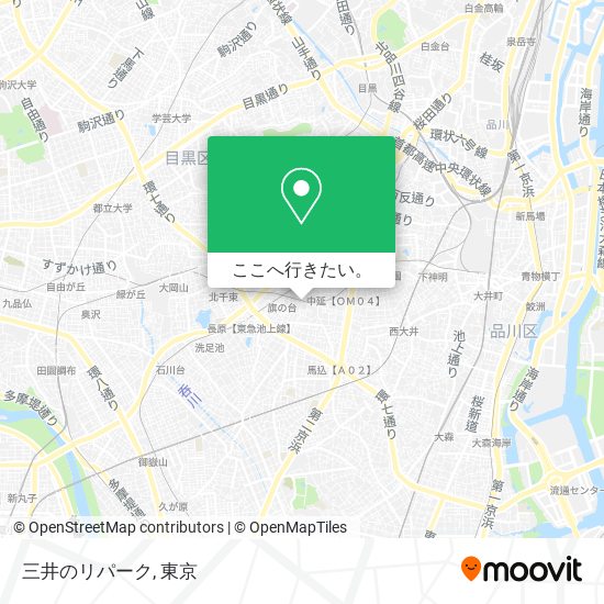 三井のリパーク地図