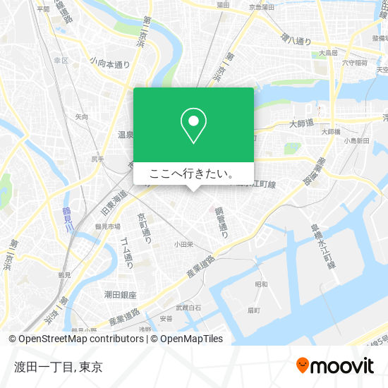 渡田一丁目地図