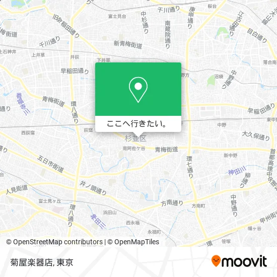 菊屋楽器店地図