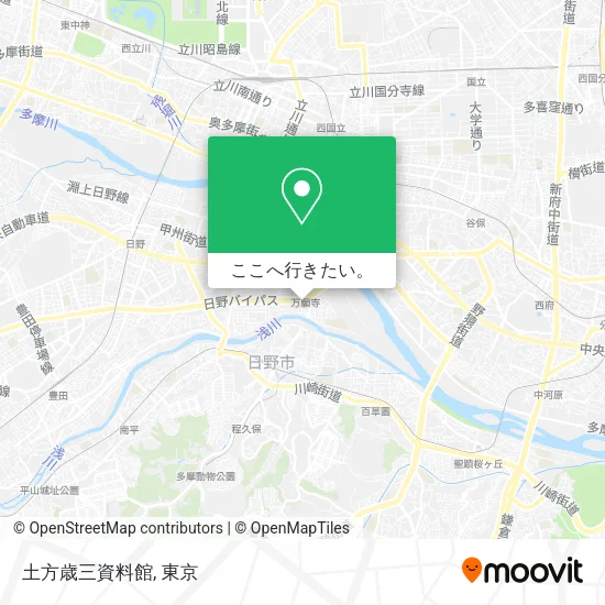 土方歳三資料館地図