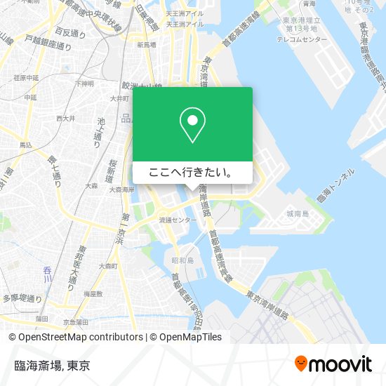 臨海斎場地図