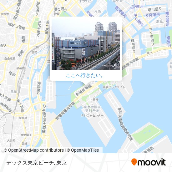 デックス東京ビーチ地図