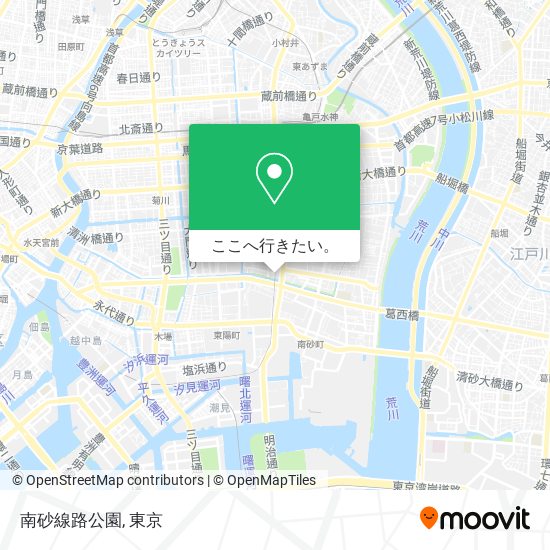 南砂線路公園地図