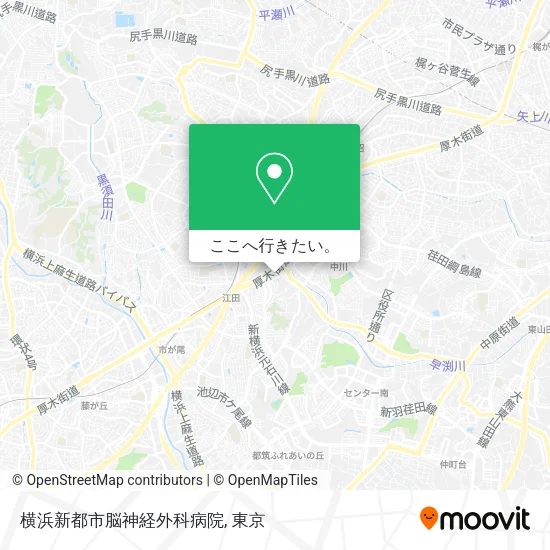 横浜新都市脳神経外科病院地図