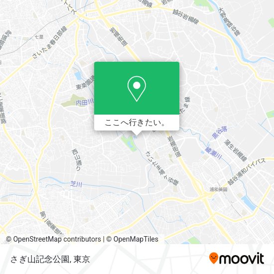 さぎ山記念公園地図