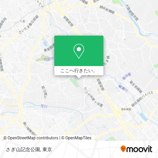 さぎ山記念公園地図