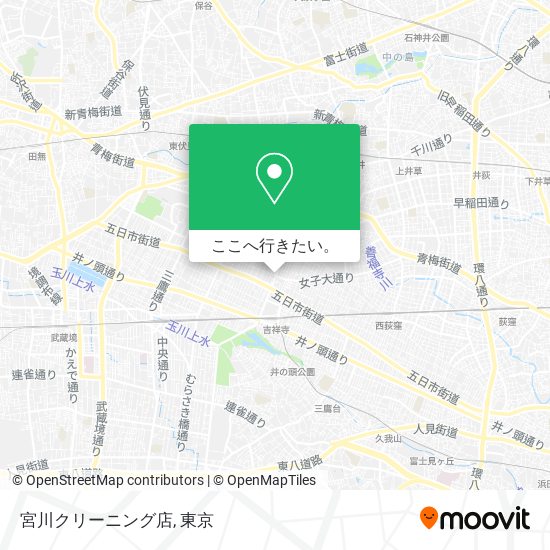 宮川クリーニング店地図