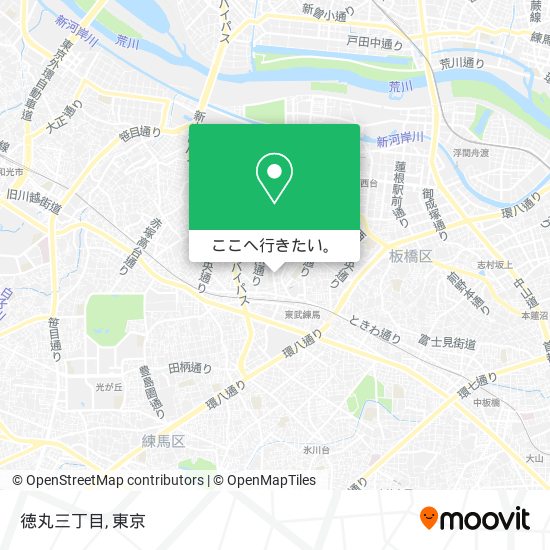 徳丸三丁目地図