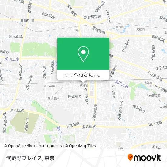 武蔵野プレイス地図