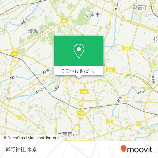 武野神社地図