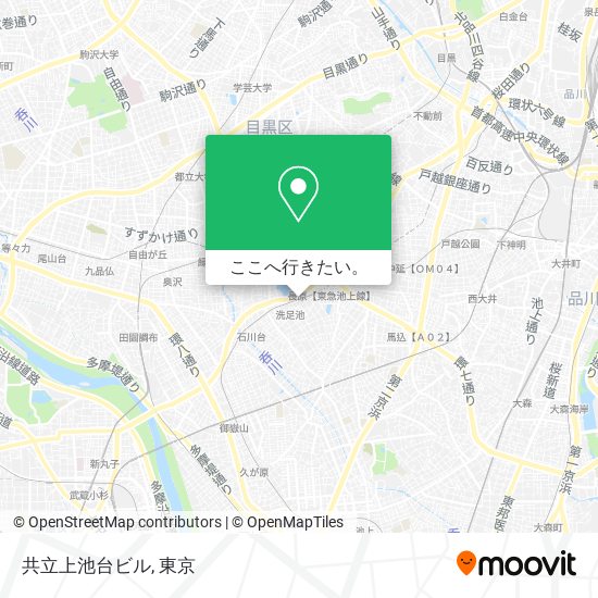 共立上池台ビル地図