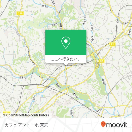 カフェ アントニオ地図