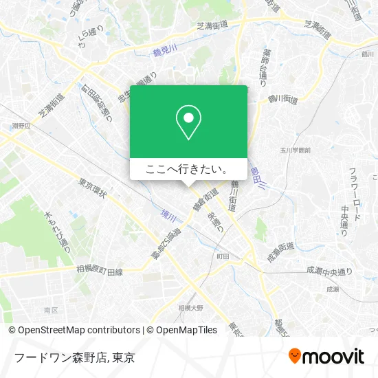 フードワン森野店地図