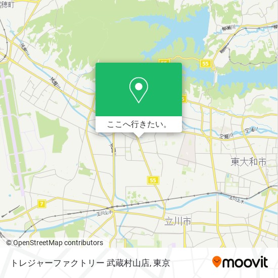 トレジャーファクトリー 武蔵村山店地図