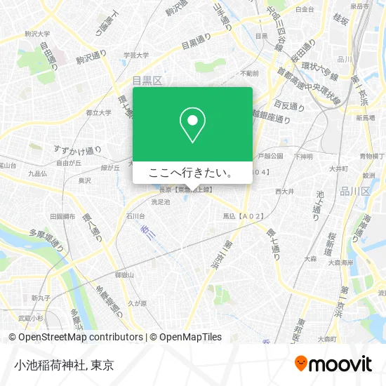 小池稲荷神社地図