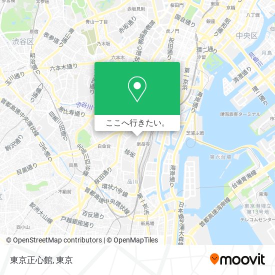東京正心館地図