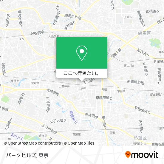 パークヒルズ地図