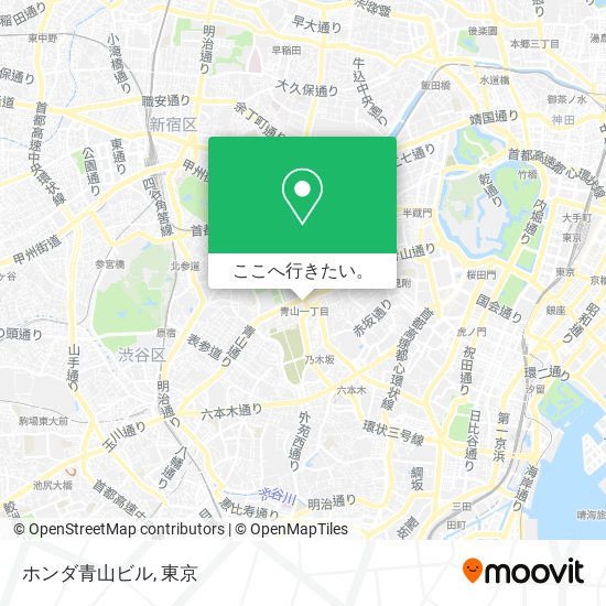 ホンダ青山ビル地図