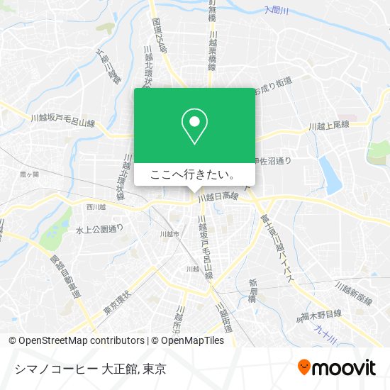シマノコーヒー 大正館地図