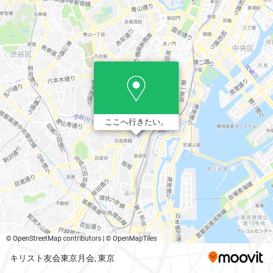 キリスト友会東京月会地図