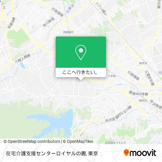 在宅介護支援センターロイヤルの園地図