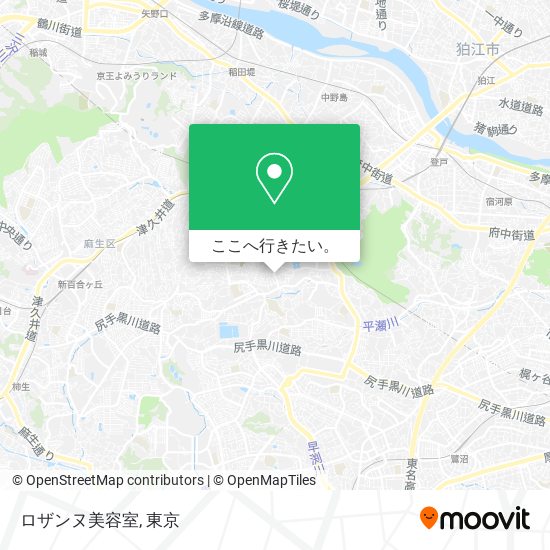 ロザンヌ美容室地図