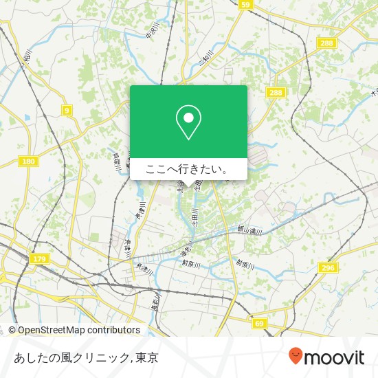 あしたの風クリニック地図